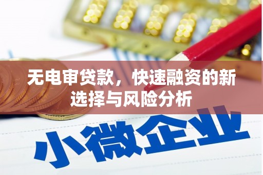 长泰无电审贷款，快速融资的新选择与风险分析