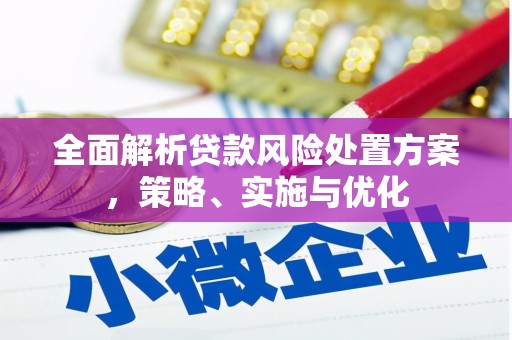 长泰全面解析贷款风险处置方案，策略、实施与优化