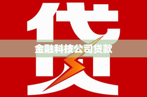 长泰金融科技公司贷款
