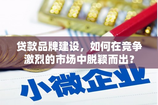 长泰贷款品牌建设，如何在竞争激烈的市场中脱颖而出？