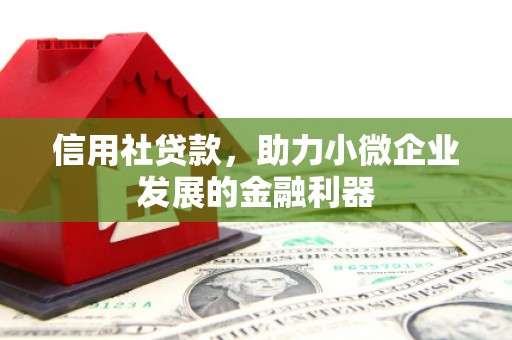 长泰信用社贷款，助力小微企业发展的金融利器