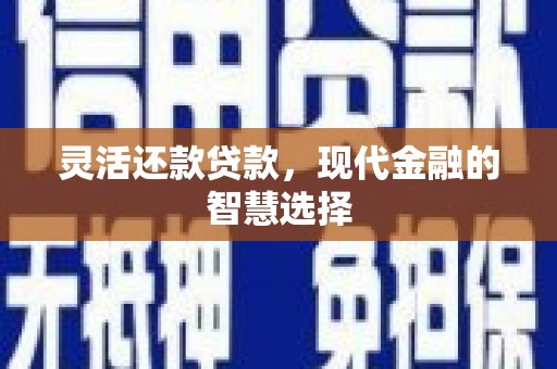 长泰灵活还款贷款，现代金融的智慧选择