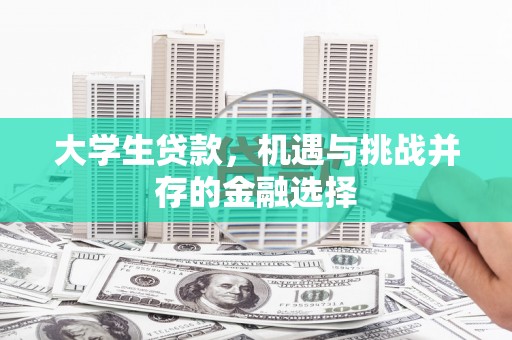 长泰大学生贷款，机遇与挑战并存的金融选择