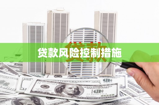 长泰贷款风险控制措施
